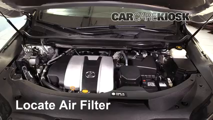 2016 Lexus RX350 3.5L V6 Air Filter (Engine) Replace